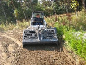 Bobcat landscape/stenplockare